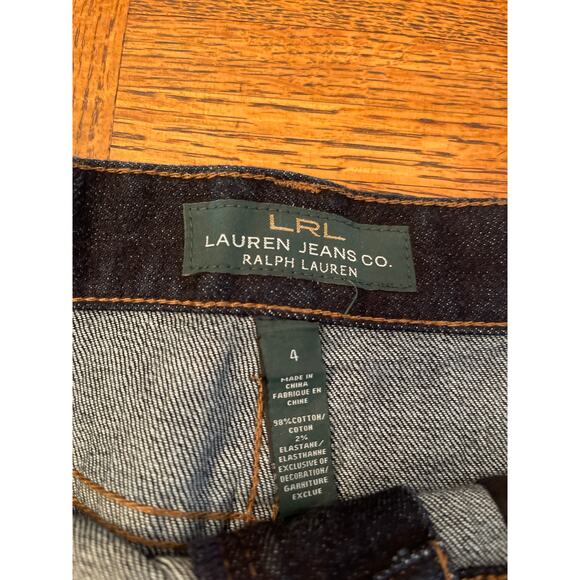 LRL LAUREN RALPH LAUREN DENIM SKIRT SIZE 4 - Picture 2 of 6